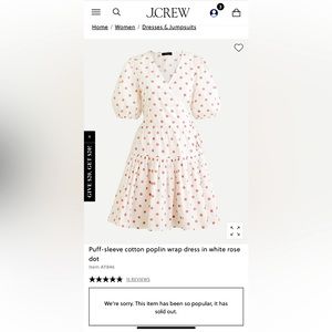 NWT Women’s JCrew Summer Dress (M)